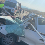 Gaziantep'te otomobilin tıra çarpması sonucu 1 kişi öldü, 6 kişi yaralandı