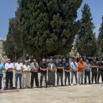İşgal altındaki Doğu Kudüs'teki Mescid-i Aksa'da Heniyye için gıyabi cenaze namazı kılındı