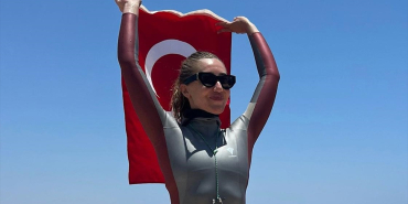 Milli sporcu Şahika Ercümen, Serbest Dalış Dünya Şampiyonası’nda Türkiye rekoru kırdı