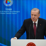 Cumhurbaşkanı Erdoğan, Türkiye Odalar ve Borsalar Birliğinin (TOBB) İkiz Kuleler'de düzenlenen TOBB Hizmet Şeref Belgesi ve Plaket Töreni'ne katıldı