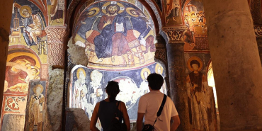 Kapadokya'daki Karanlık Kilise'nin freskleri 10 yılda 1 milyondan fazla ziyaretçiyi ağırladı